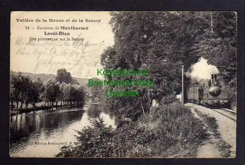 121388 AK Vallees de la Meuse et de la Semoy Montherme Laval-Dieu Eisenbahn Zug