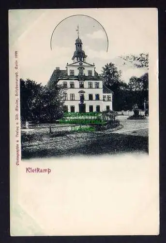 122056 AK Kletkamp Herenhaus 1899 Kreis Plön Schleswig-Holstein