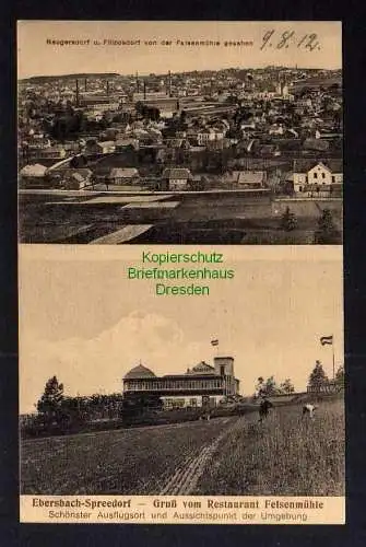 123176 AK Ebersbach Spreedorf Restaurant Felsenmühle Neugersdorf Filippsdorf