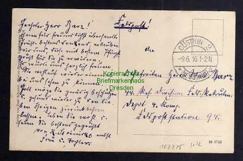 123375 AK Kostrzyn nad Odra Küstrin Cüstrin 1916 Moltkeplatz