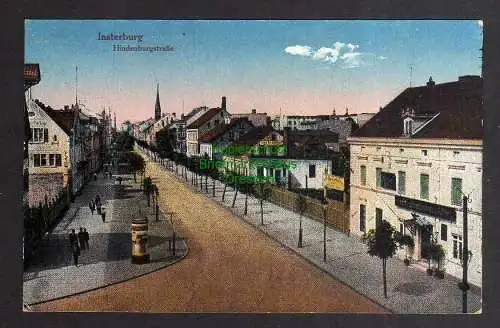 123380 AK Insterburg Hindenburgstrasse um 1915