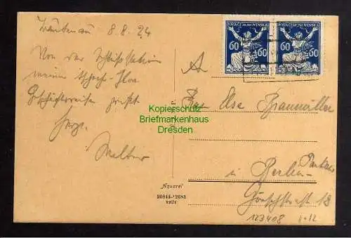123408 AK Trutnov Trautenau 1924 Panorama
