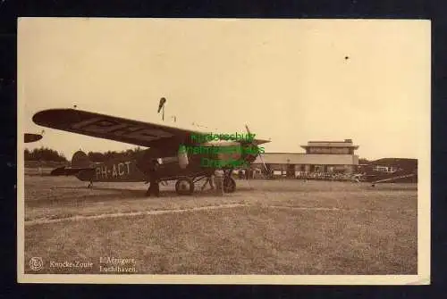124106 AK Brüssel Bruxelles Flugzeug Luchthaven Flughafen Knocke Zoute