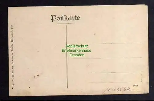 124035 AK Blankensee Trebbin Dorfaue mit Kirche 1910