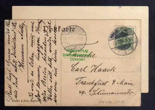 124790 AK Braunschweig 1906 Blick auf die Kaiser Wilhelm Brücke