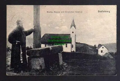 124454 AK Staffelberg bei Bad Staffelstein Lichtenfels 1918 Valentin Einsiedler