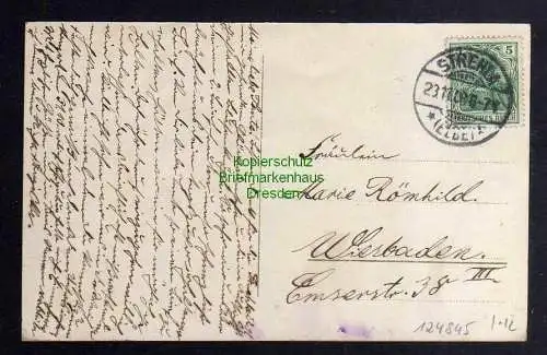 124845 AK Strehla a. Elbe 1908 Partie im Schloss
