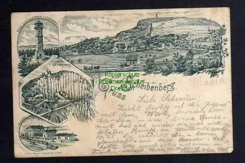 125823 AK Scheibenberg 1898 Orgelpfeiffen Bahnhof Königin Carola Aussichtsturm