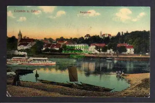 126712 AK Crossen an der Oder Berglehne 1914