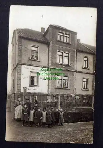 126860 AK Riesa Fotokarte 1912 Fahrrad Nähmaschinen Handlung Franz Müller