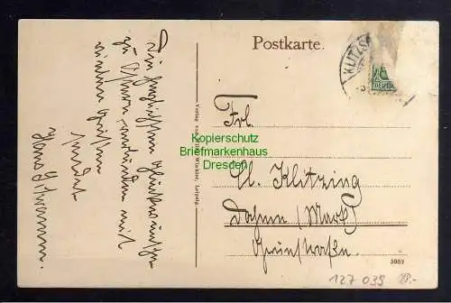 127039 AK Klitzschen Mockrehna Bahnhofstraße Gasthof zur Friedenseiche um 1910