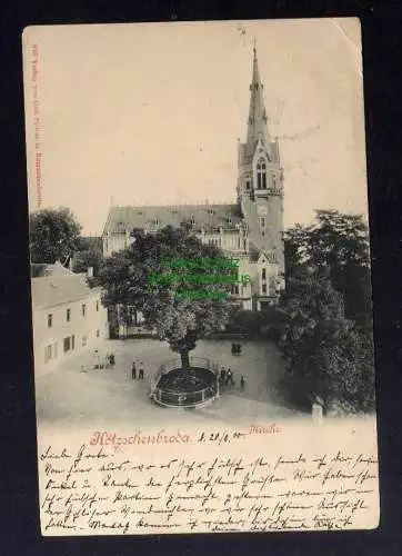 127855 AK Kötzschenbroda 1900 Kirche Platz