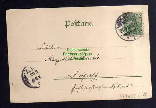 127855 AK Kötzschenbroda 1900 Kirche Platz