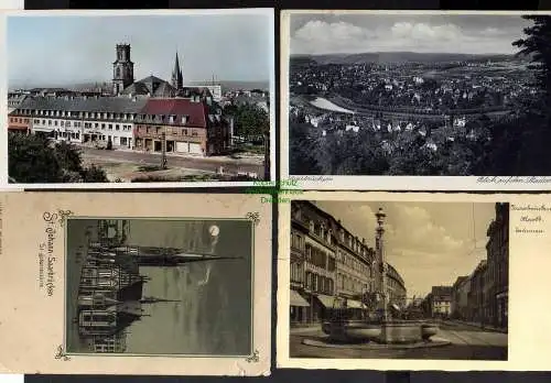 128683 8 AK Saarbrücken Am Staden Reppertsberg 1916 Staden Johanneskirche 1905
