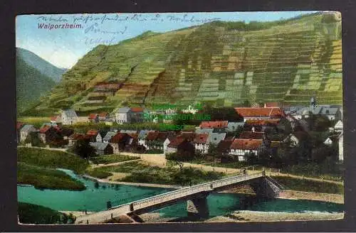 128618 AK Walporzheim Neuenahr Feldpost 1916 Panorama Bad Neuenahr Marienthal