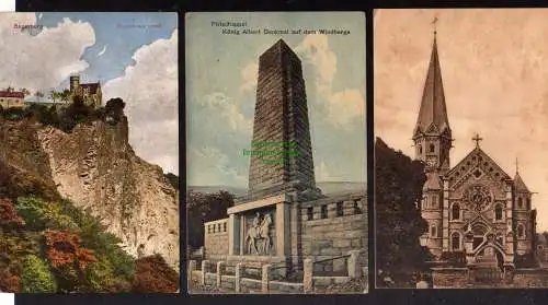 128901 3 AK Freital Döhlen Lutherkirche 1943 Potschappel Windberg Begerburg