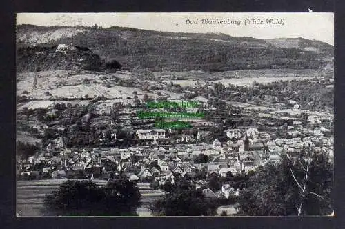 129153 AK Bad Blankenburg i. Thür. Wald 1927 Perfin Dr. B. Lochung Konferenz
