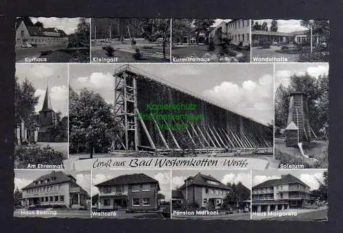 130190 AK Bad Westernkotten Erwitte Haus Besting Wallcafe Pension Marconi