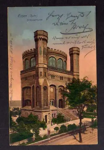 130276 AK Essen Ruhr Wasserturm 1909