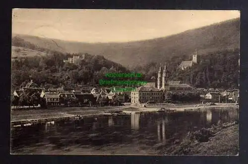 131053 AK Miltenberg Blick auf Burg Kirche Villen 1917