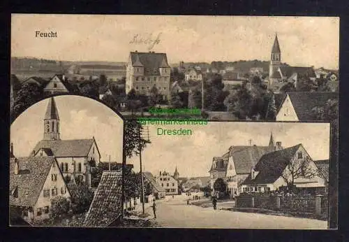 131121 AK Feucht Bayern 3 Ansichten 1914
