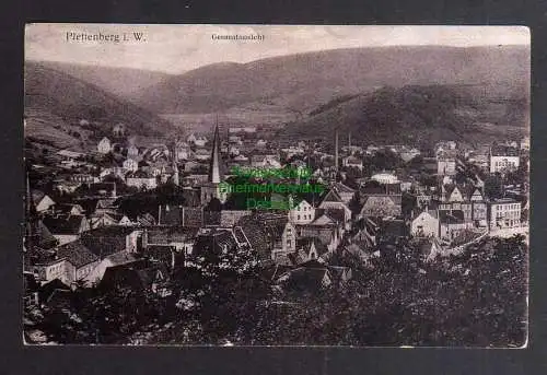 131371 AK Plettenberg Nordrhein-Westfalen Gesamt um 1920