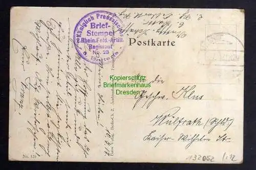 132052 AK 1. Weltkrieg 1917 Feldpost Telefon Humor Verbunden