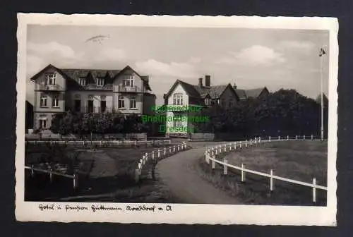 132105 AK Norddorf auf Amrum Hotel Pension Hüttmann 1950