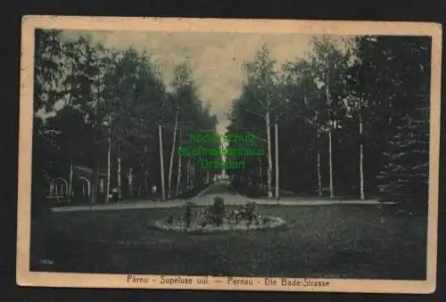 132990 AK Pärnu Pernau 1931 Die Bade Strasse Tartu Estland Eesti