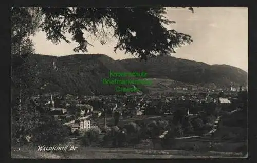 132961 AK Waldkirch im Breisgau Panorama 1934 Fotokarte