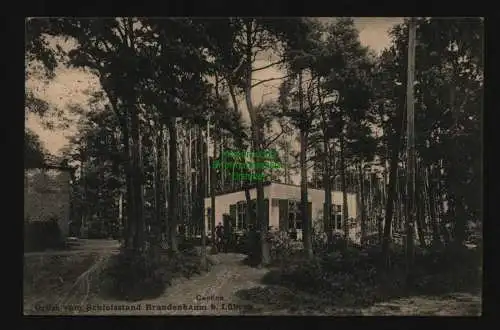 134431 AK Gruss vom Schiessstand Brandenbaum bei Lübeck 1913