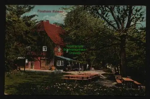 134203 AK Forsthaus Rohnau Trzciniec Bogatynia Hirschfelde 1921