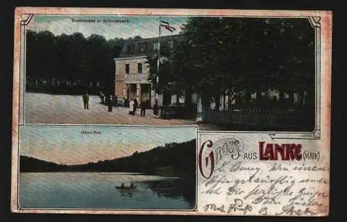 135019 AK Lanke Mark Restaurant zum Schlosspark um 1910