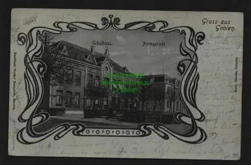 135208 AK Gnoien Schule Amtsgericht 1906