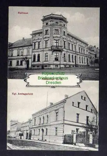 135503 AK Kietrz Katscher O.-S. um 1910 Rathaus Kgl. Amtsgericht