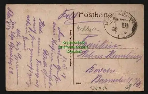 136054 AK Oschatz Altoschatzer Straße 1918