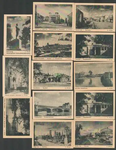 137450 13x Estland Kalevipoeg Vaade Kivisillale Inglisild Vabadussild Tartu