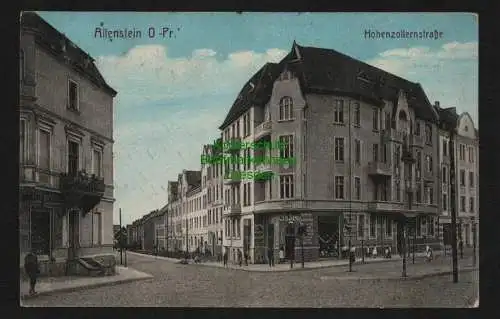 137948 AK Allenstein Olsztyn Ostpreußen 1913 Hohenzollernstraße Cigarren Spezial