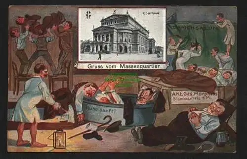 138073 AK Frankfurt a. Main Massenquartier XI. Dt. Turnfest 1908