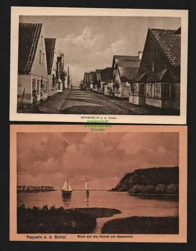 138211 2 AK Kappeln an der Schlei Maasholm um 1920