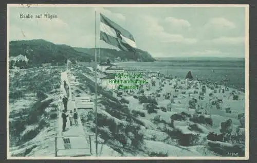 138838 AK Baabe auf Rügen Strand 1926