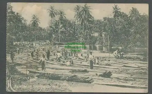 138782 AK Weltevreden Java 1909 Bamboe en houthandel Kali passir