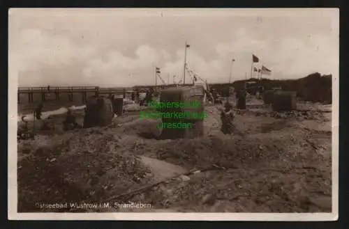 139823 AK Ostseebad Wustrow i. M. Fischland Strandleben 1928