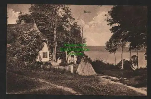 140053 AK Belau Kr. Plön 1929 Bauernhaus am See Bornhöved