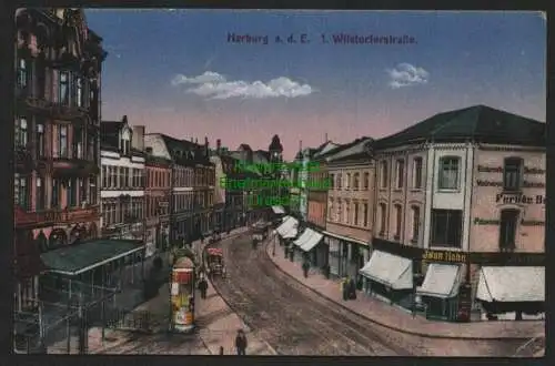 140278 AK Hamburg Harburg 1918 Wilstorferstraße Kaufhaus Iwan Hahn
