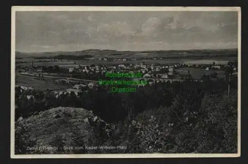 140523 AK Demitz-Thumitz 1936 Blick vom Kaiser Wilhelm Platz