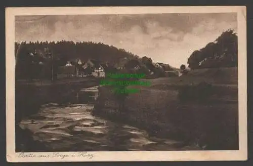 140911 AK Partie aus Sorge im Harz 1924