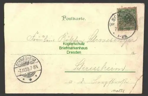 140882 AK Bernhardiner Litho 1899
