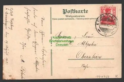 141422 AK Hotel Schloss Wolfsberg Ermatingen Thurgau 1912