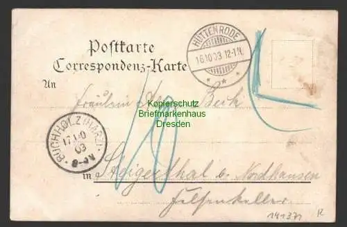 141371 AK Hartenberg Elbingerode 1903 B. Angerstein Wernigerode
